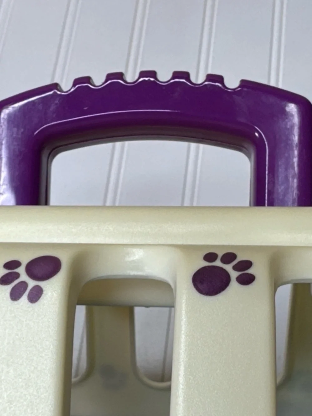 BATTAT Orange White Teal Dog Cat Pet Carrier Hard Plastic 10 x 8 Play Vet